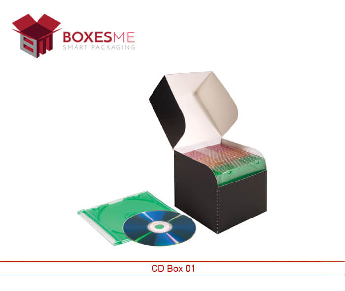 CD Boxes Custom Printed CD Boxes Wholesale BoxesMe